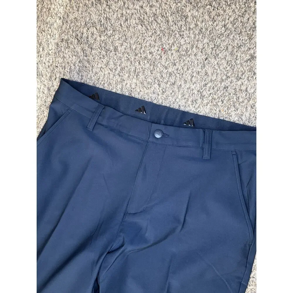 Adidas Golf Pants Men 32” X 32” Crew Navy 4 Pockets Stretch